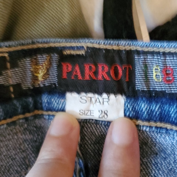 Vintage high-waisted well made deep blue jeans - Picture 5 of 5